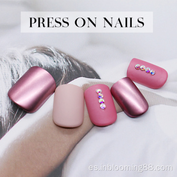 Wholesale Abs Design Short Press On Nails Private Label
